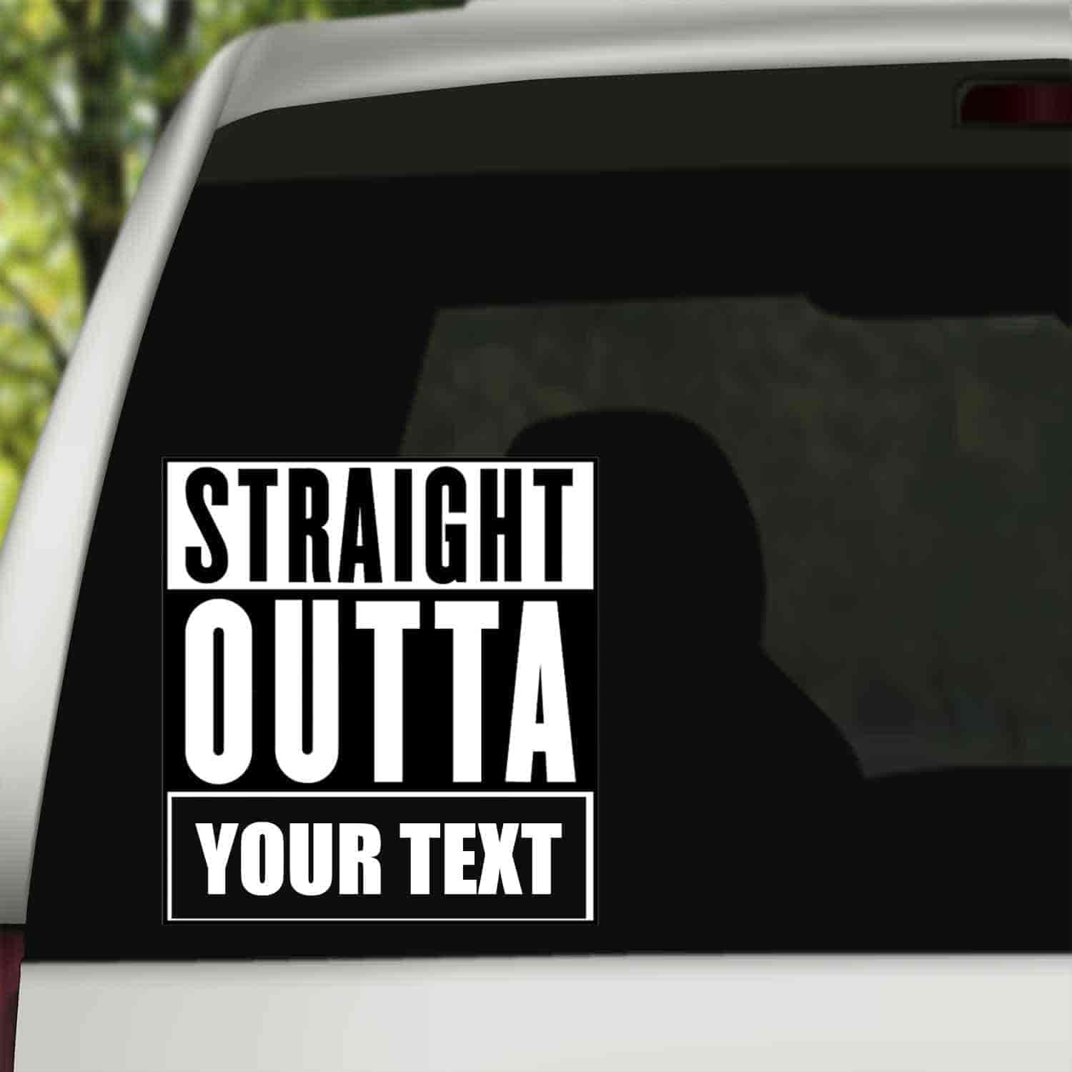 Custom Straight Outta Compton Decal