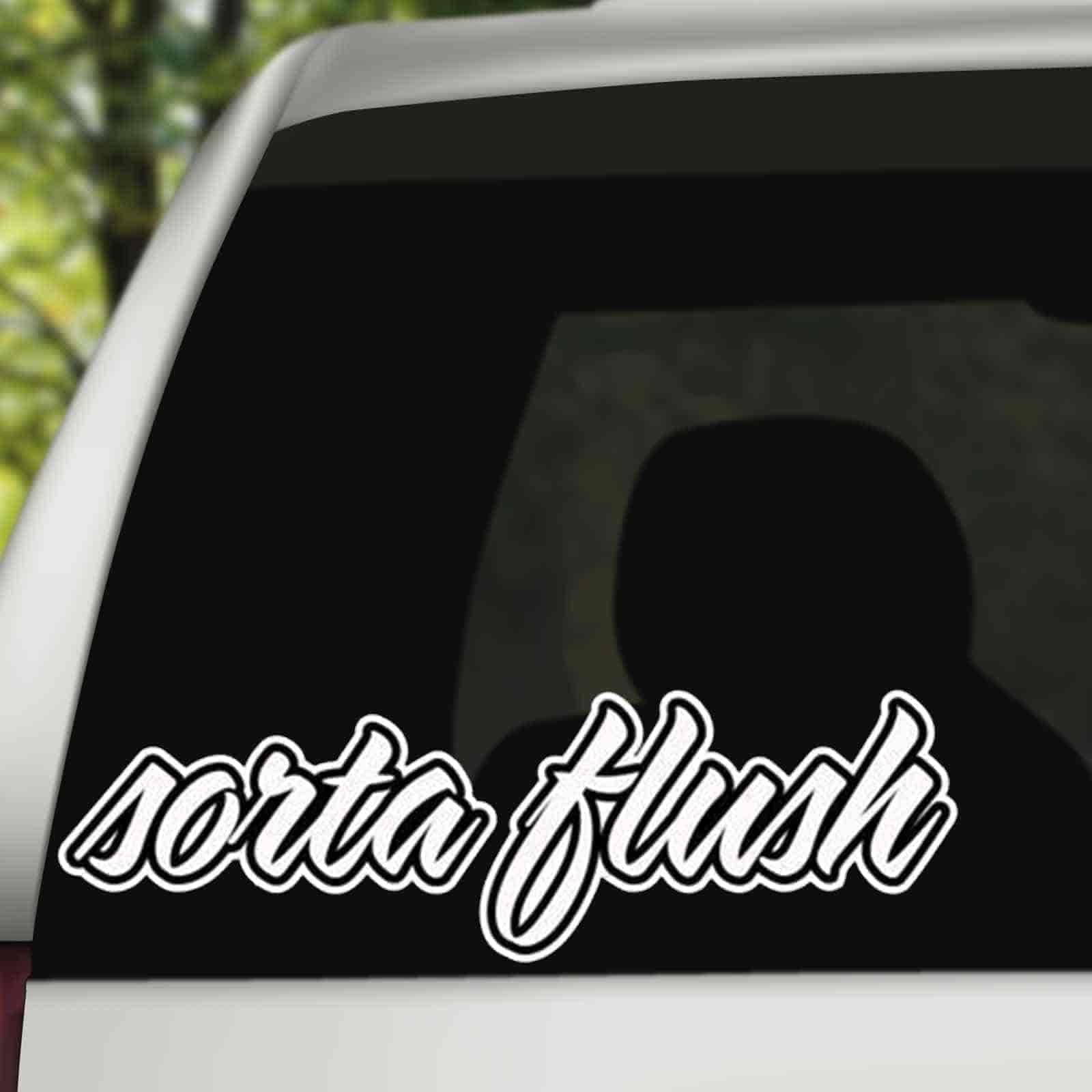 Sorta Flush Decal