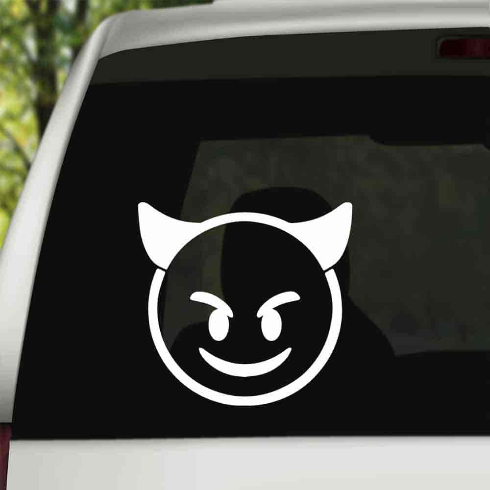 Emoji Devil Sticker