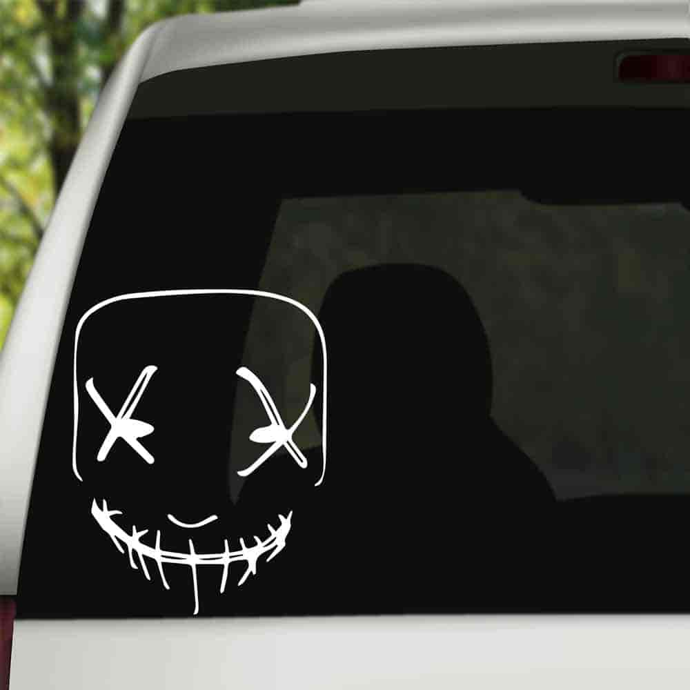 Purge Mask Sticker