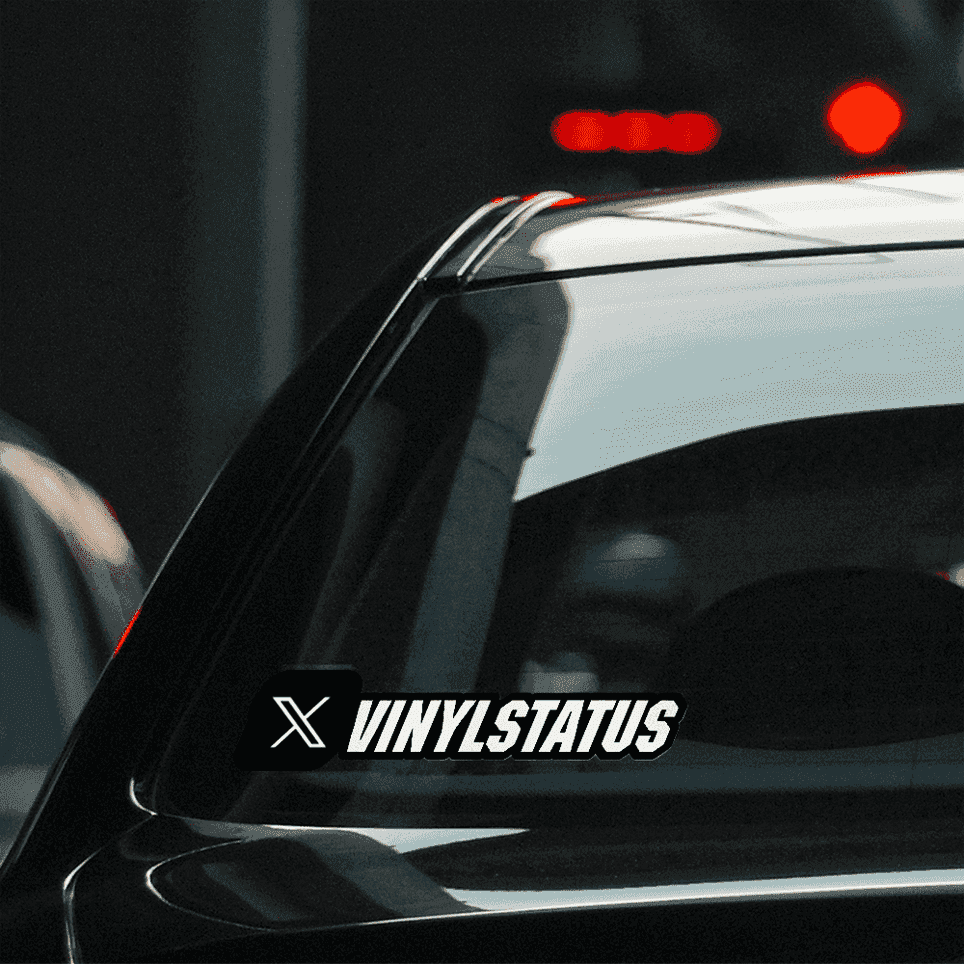 Custom X (Formerly Twitter) Username Stickers / Decals