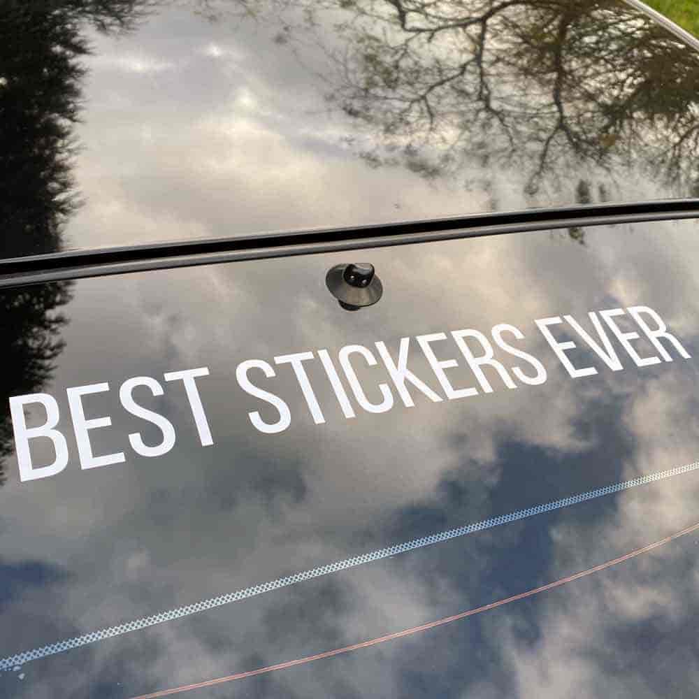 Custom Stickers for Cars Lettering