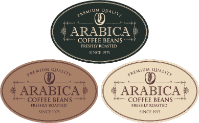 Custom oval stickers