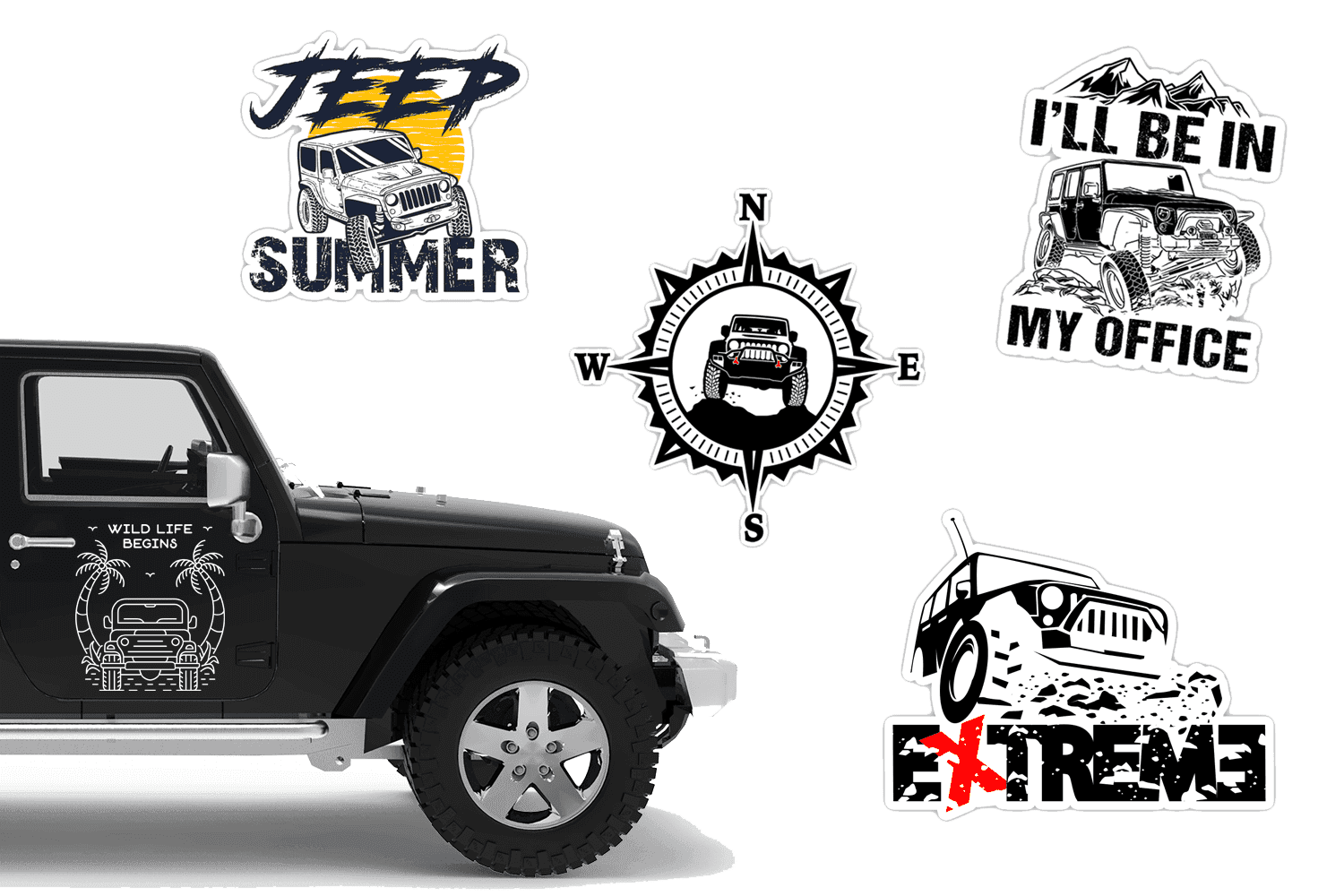 Jeep Decals Custom