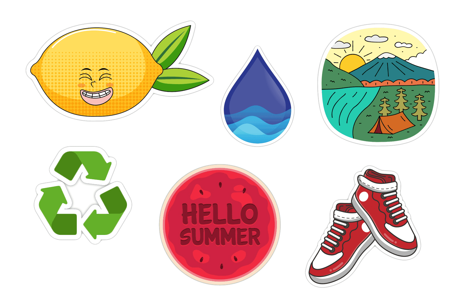 Custom Stickers for Water Bottles