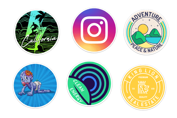2 Inch Round Stickers Custom