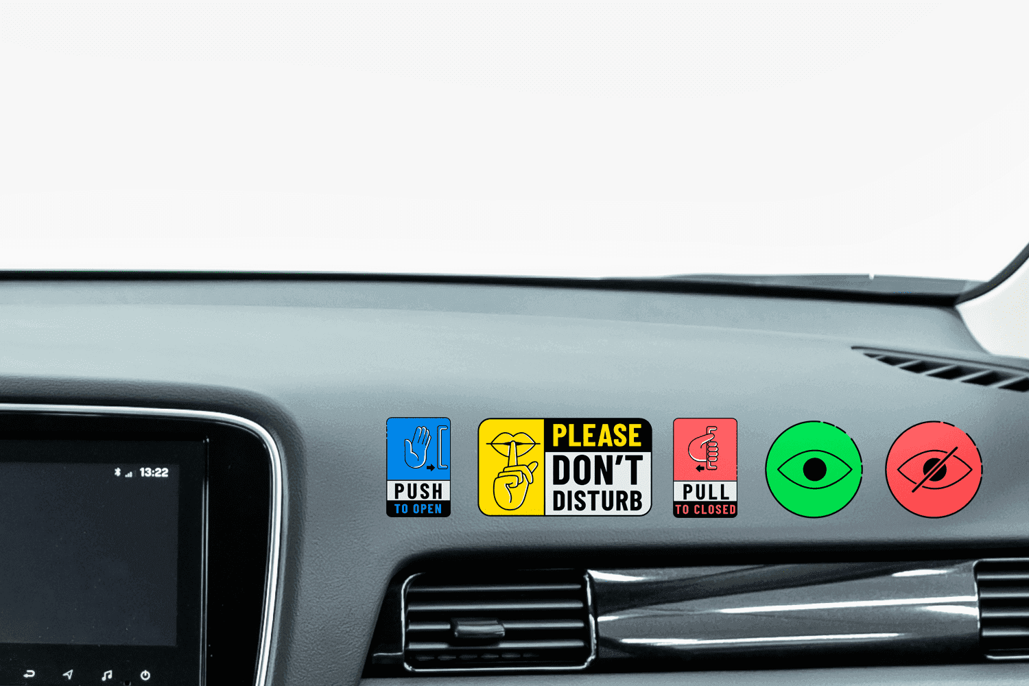 Custom Dash Stickers