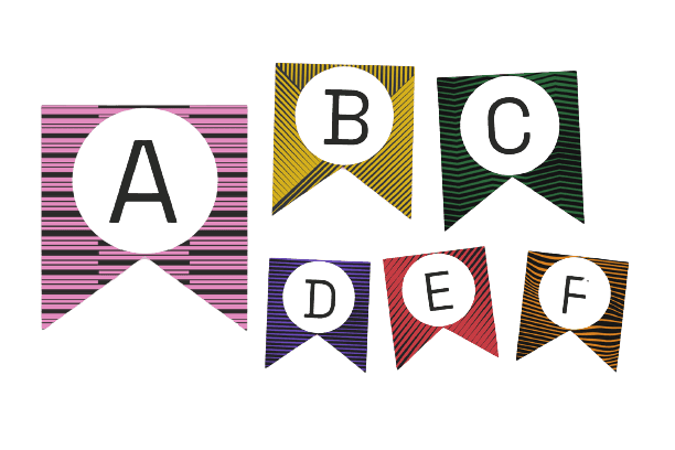 Custom Letter Banner