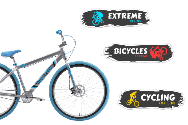 Custom Se Bike Stickers