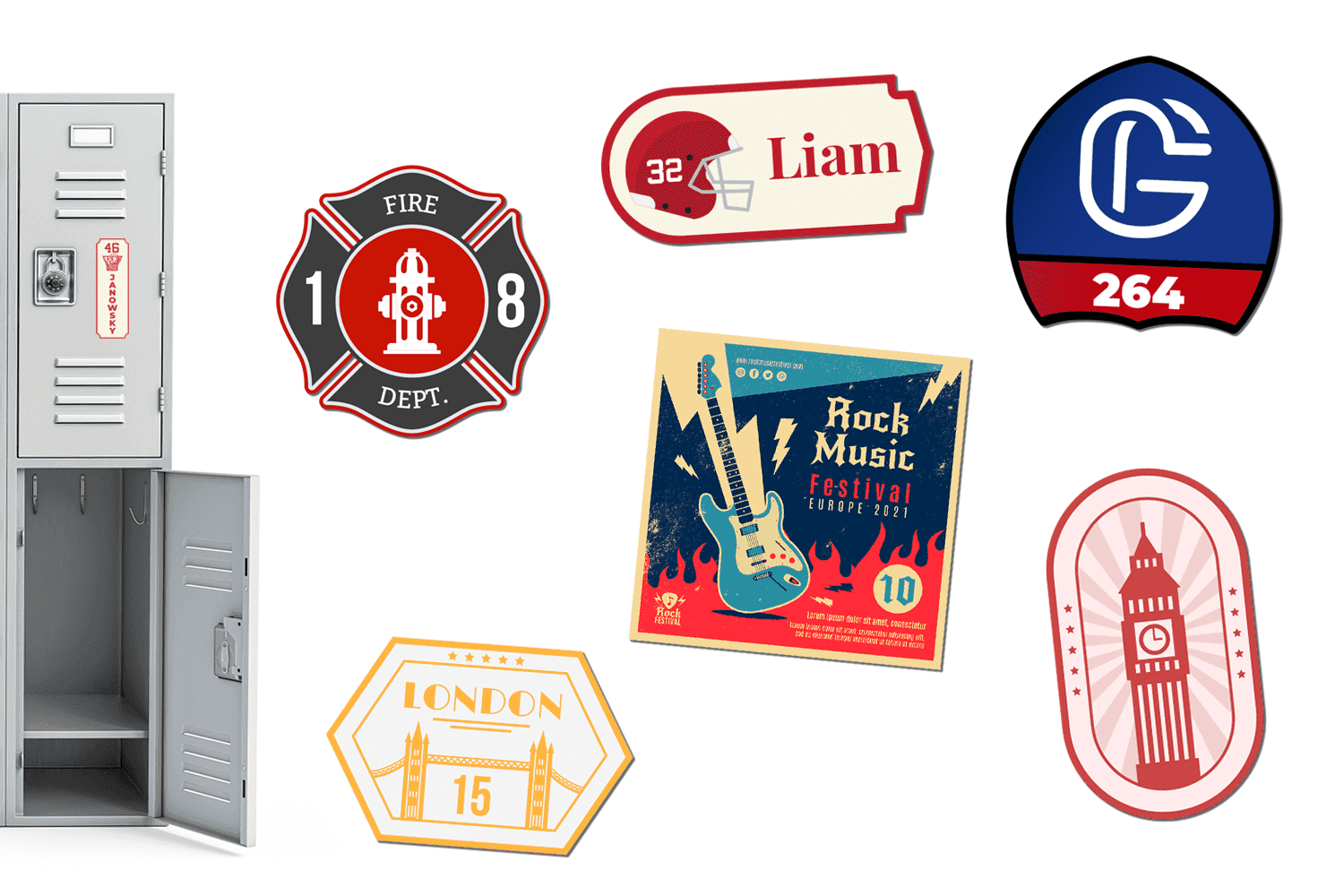 Locker Magnets Custom