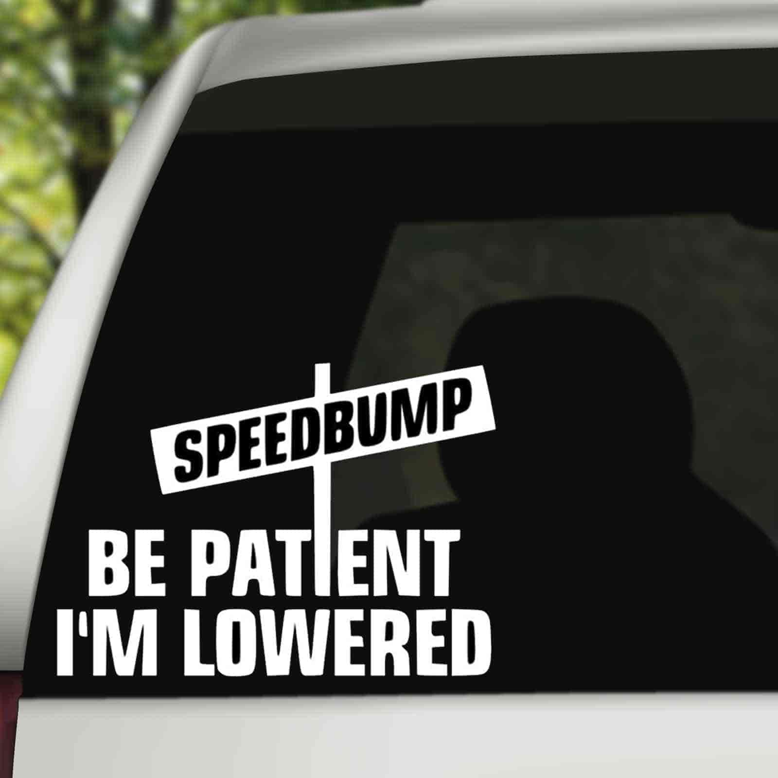 Be Patient Speedbump - I'm Lowered Sticker