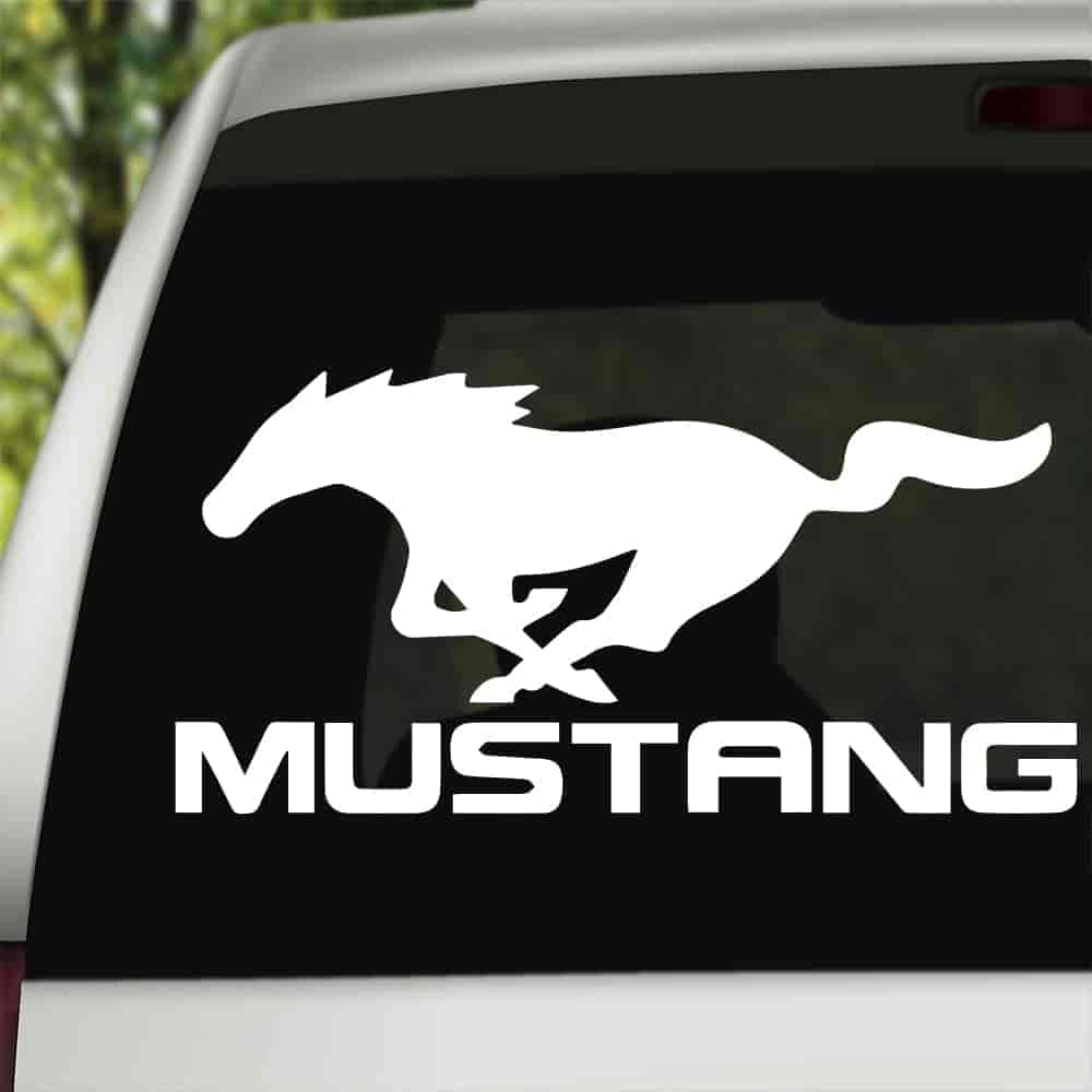 Mustang Logo Decal / Sticker