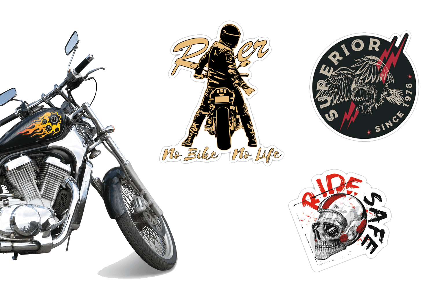 Custom Motorcycle Decals