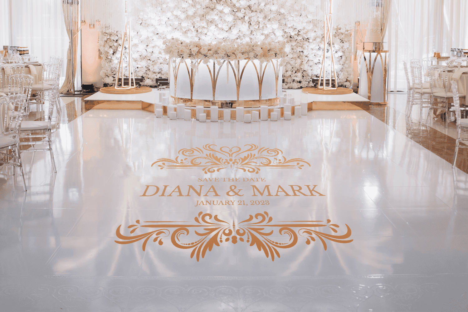 Personalized Dance Floor Decals